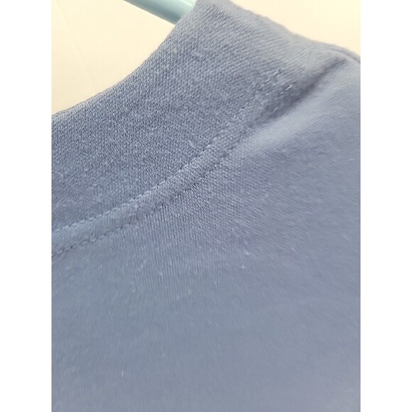 Vtg Separate Issue Women's Blue Embroidered Short Sleeve Shirt Top Size L - Picture 11 of 12